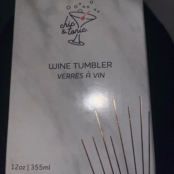 BNIB Blue Ombré Wine Tumbler - Picture 4 of 9